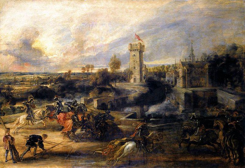 Peter Paul Rubens Tournament in front of Castle Steen